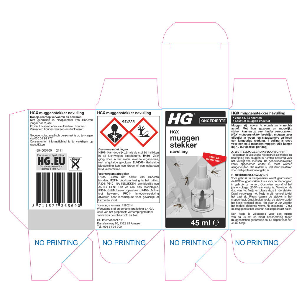 HG X muggenstekker navulling - 10936301