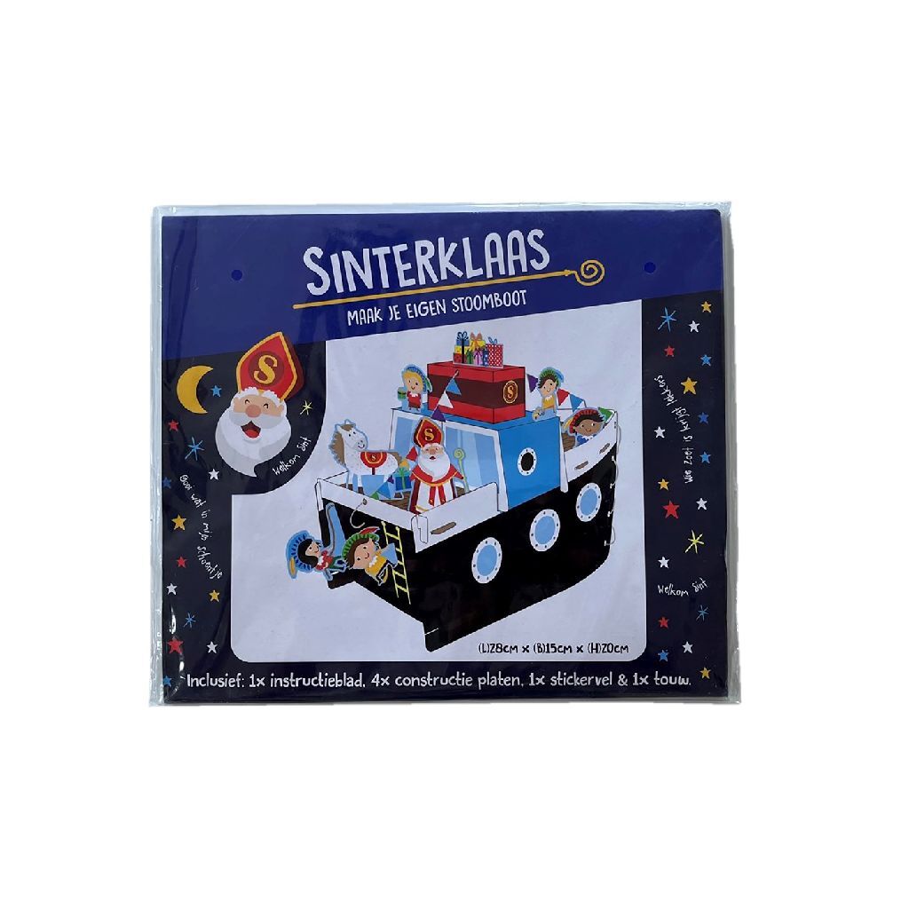 Basic Sinterklaas maak je eigen stoomboot