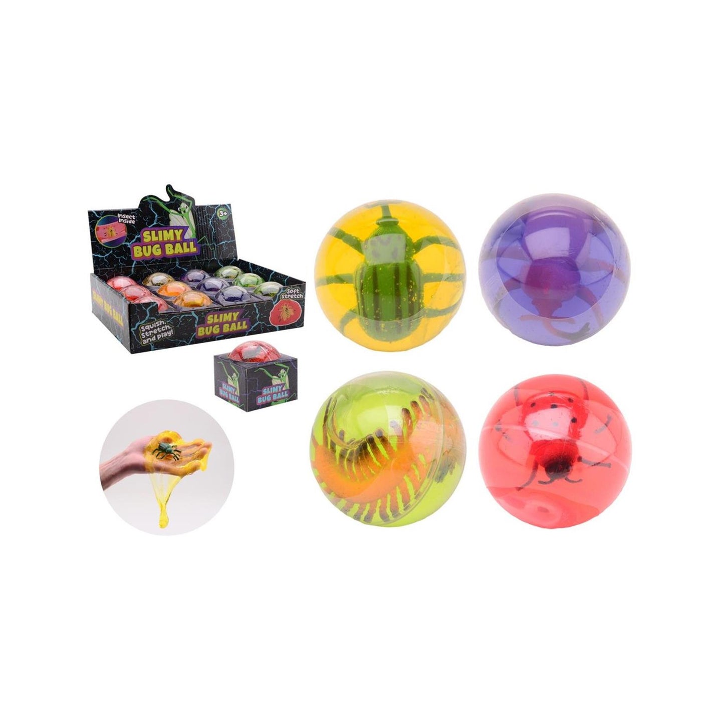 Johntoy Slijm met insect - 6cm