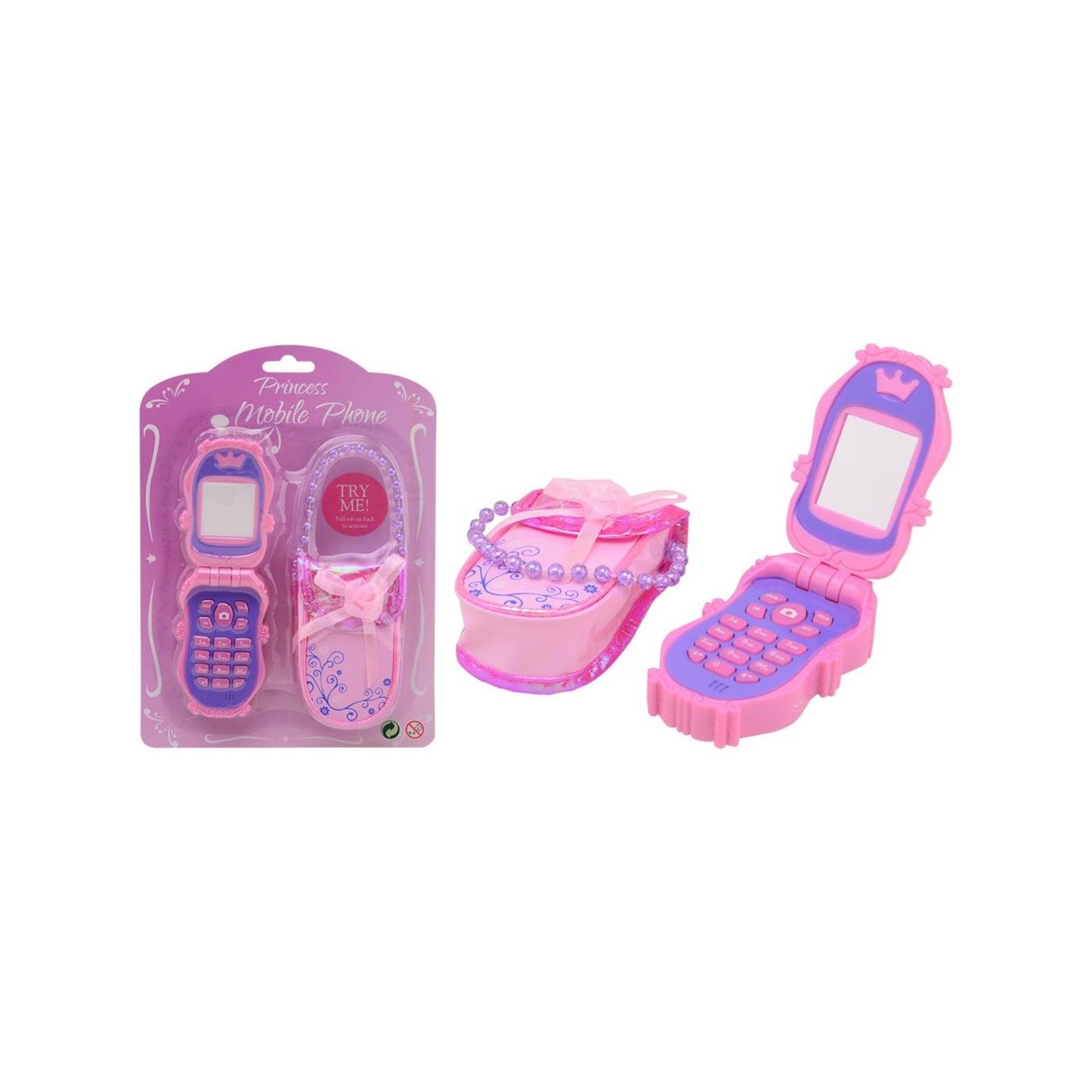 Johntoy Princess mobiele telefoon met tasje