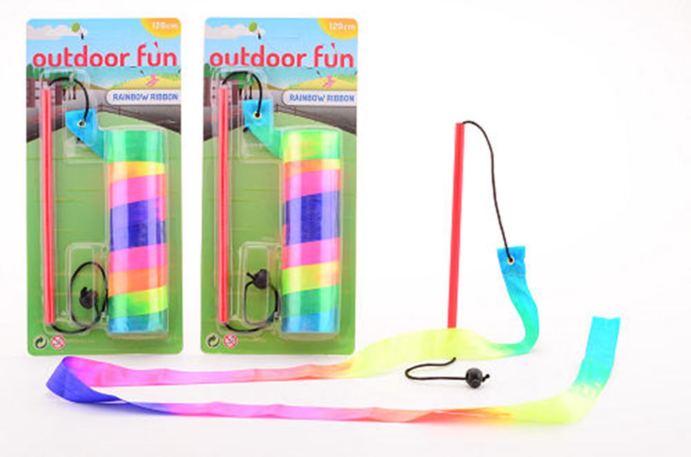 Johntoy Outdoor fun rainbow ribbon. 3+