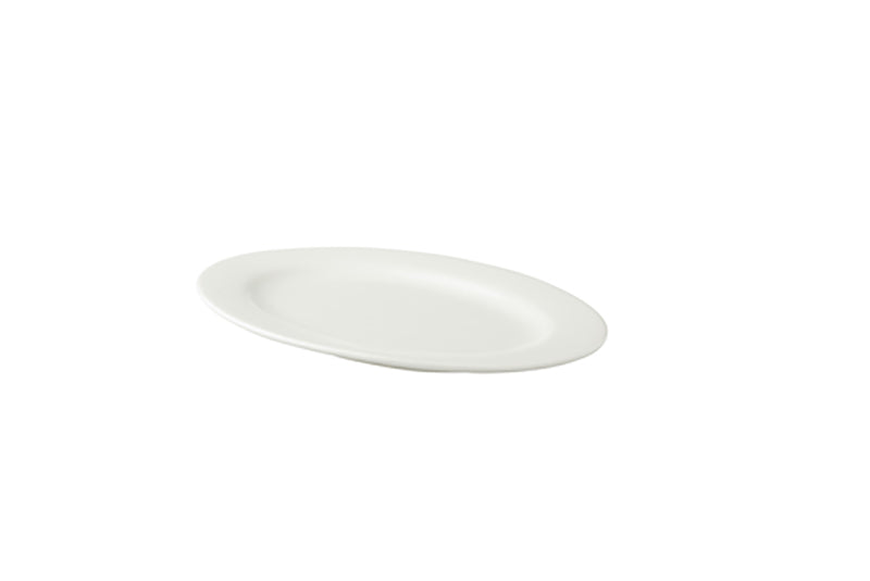 Diversen Schaal wit plat 23x16 royalivory