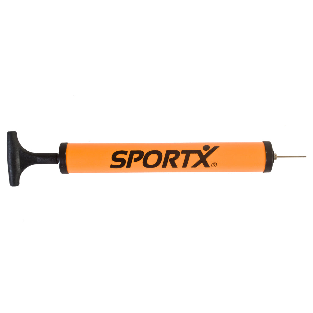 SportX balpomp met verloopstukje en metalen naald 30 cm