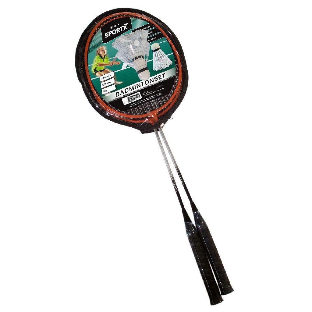 SportX badmintonset 5-delig
