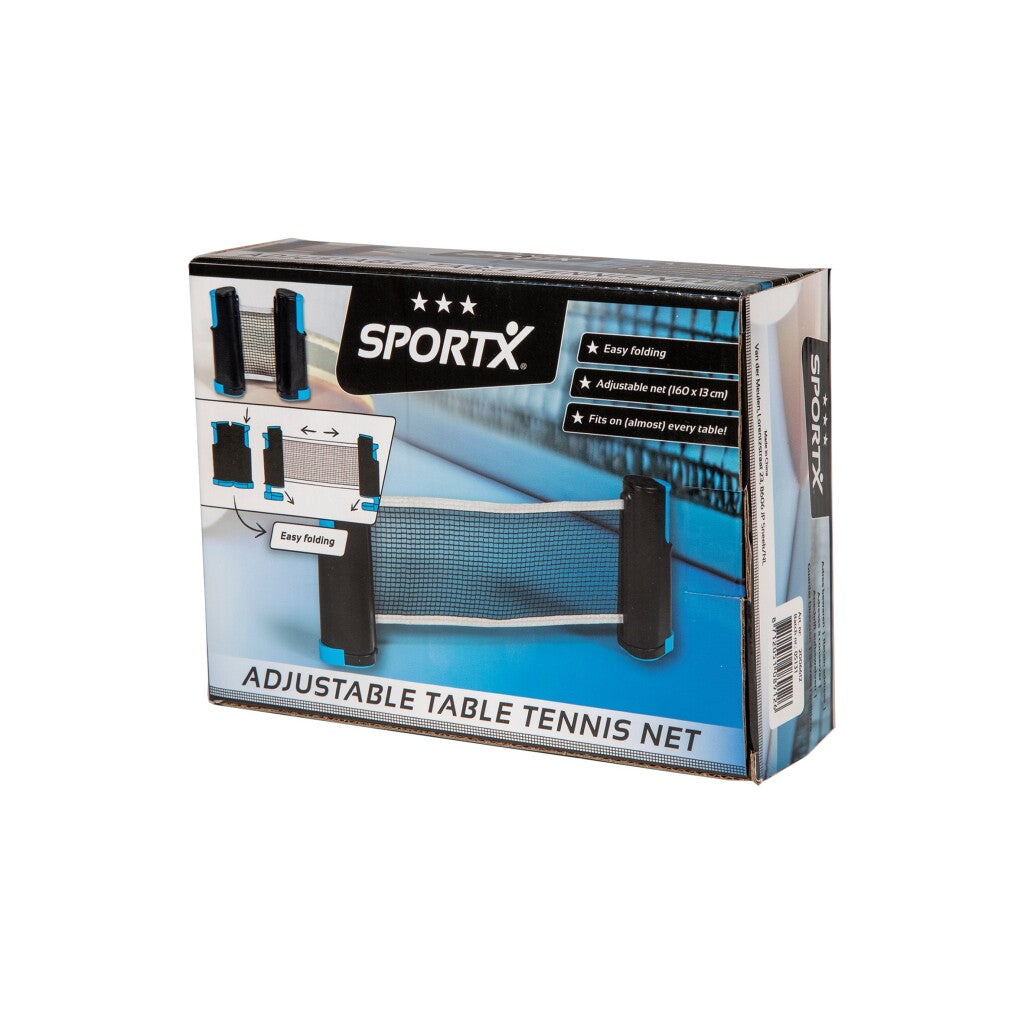SportX tafeltennisnet oprolbaar