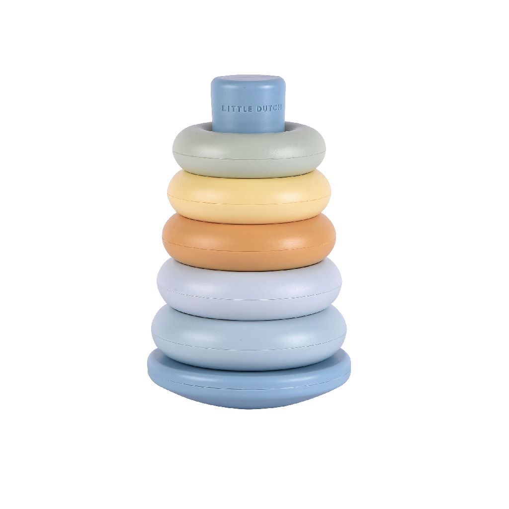 Rubo Toys Little dutch stapelringen blauw