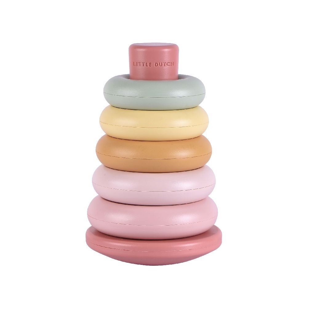 Rubo Toys Little dutch stapelringen roze