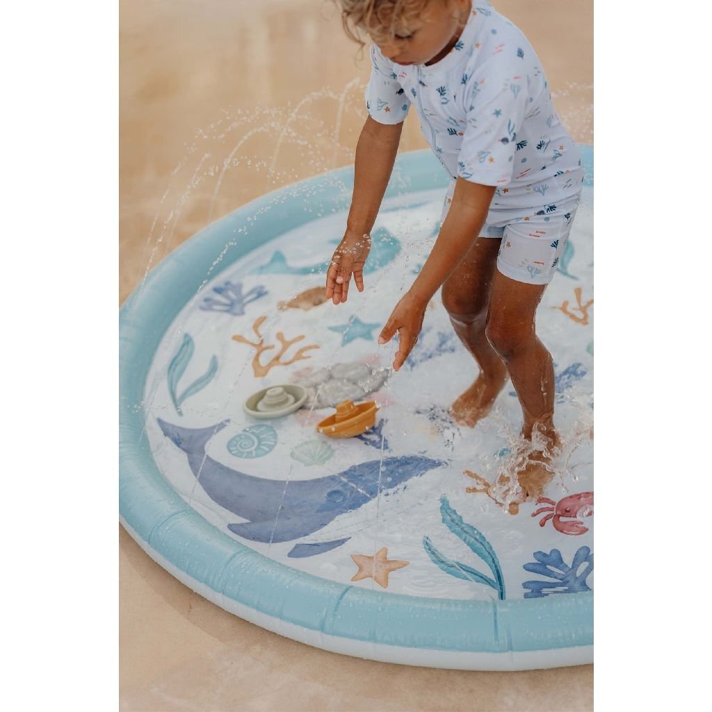 Little Dutch ocean dreams sprinklermat 150 cm blauw