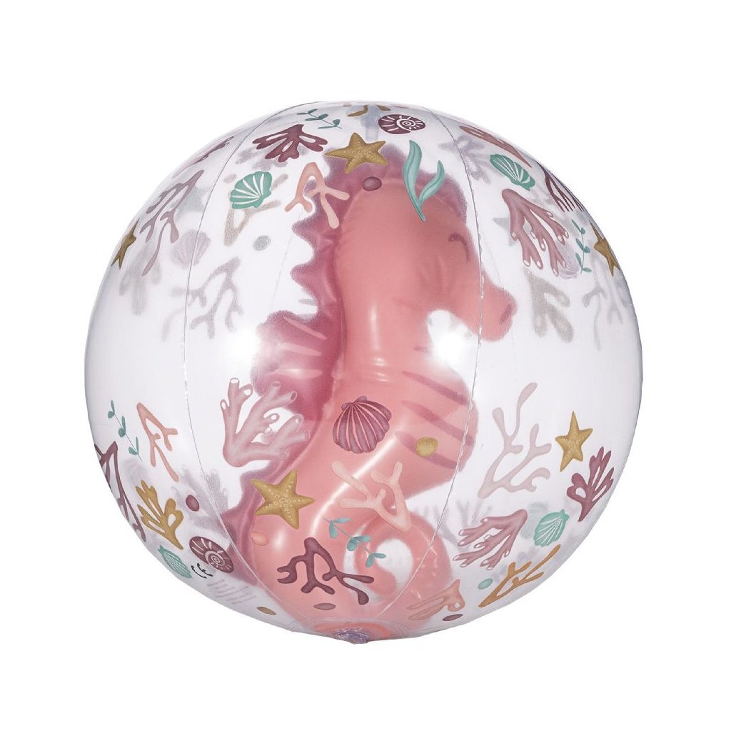 Little Dutch ocean dreams strandbal 3d figuur roze