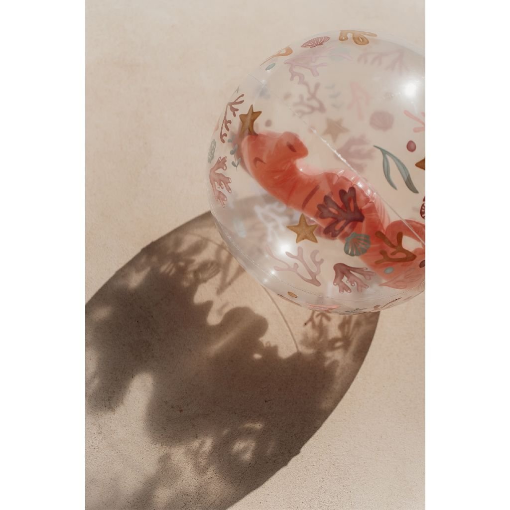 Little Dutch ocean dreams strandbal 3d figuur roze