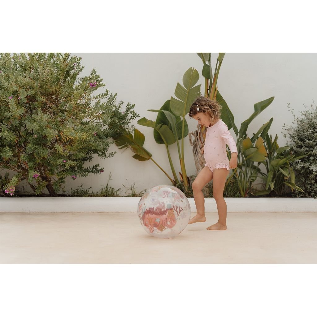 Little Dutch ocean dreams strandbal 3d figuur roze
