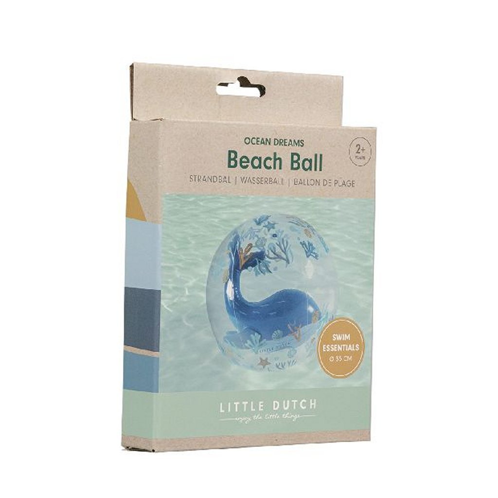 Little Dutch ocean dreams 3d strandbal walvis 35 cm
