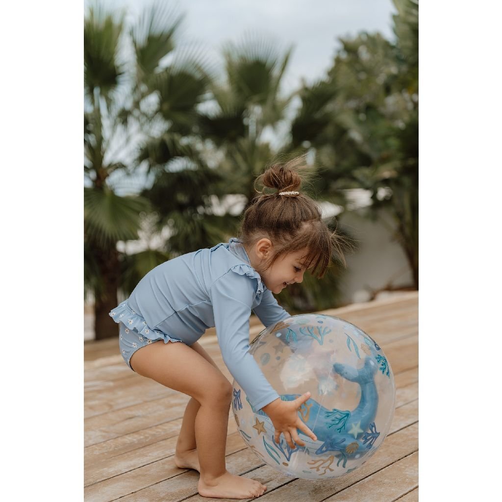 Little Dutch ocean dreams 3d strandbal walvis 35 cm