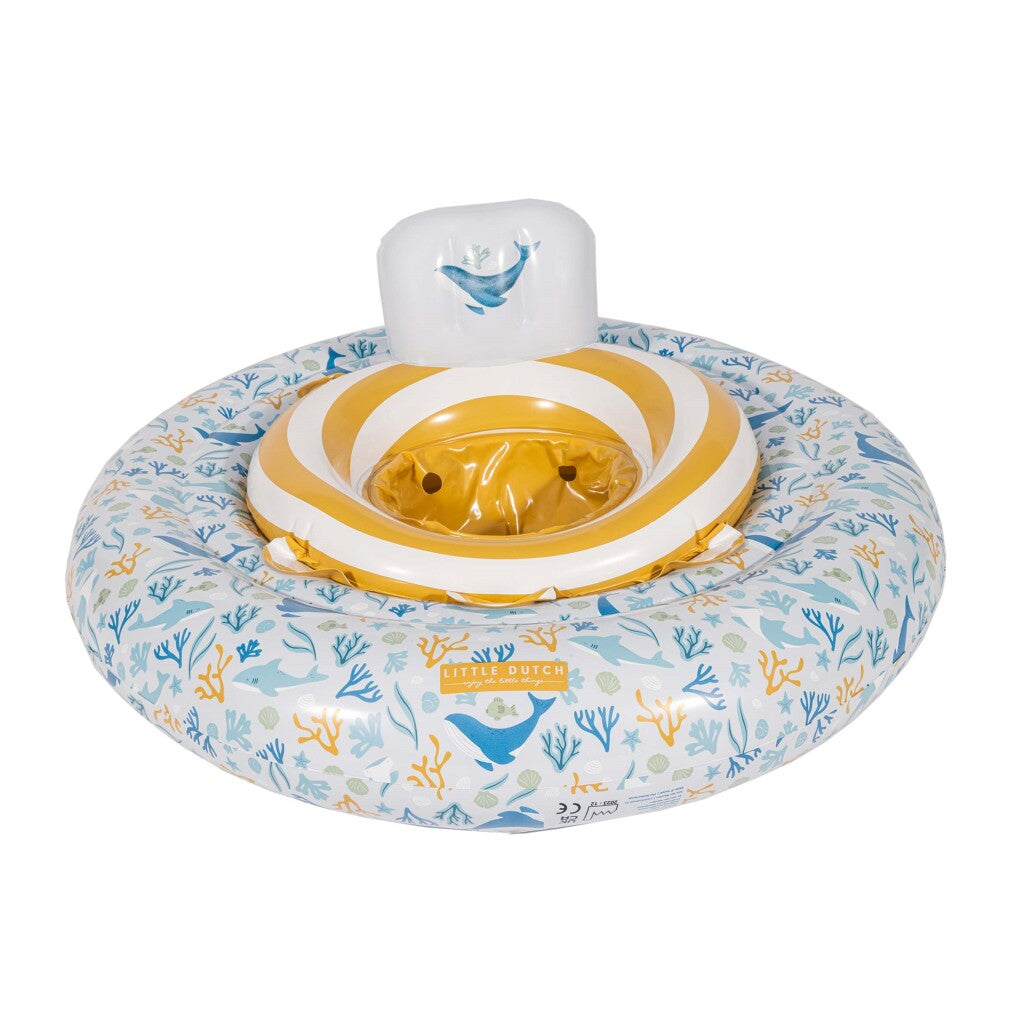 Little Dutch ocean dreams babyfloat 67 cm blauw
