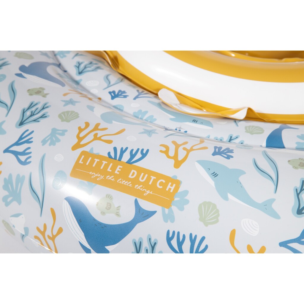 Little Dutch ocean dreams babyfloat 67 cm blauw