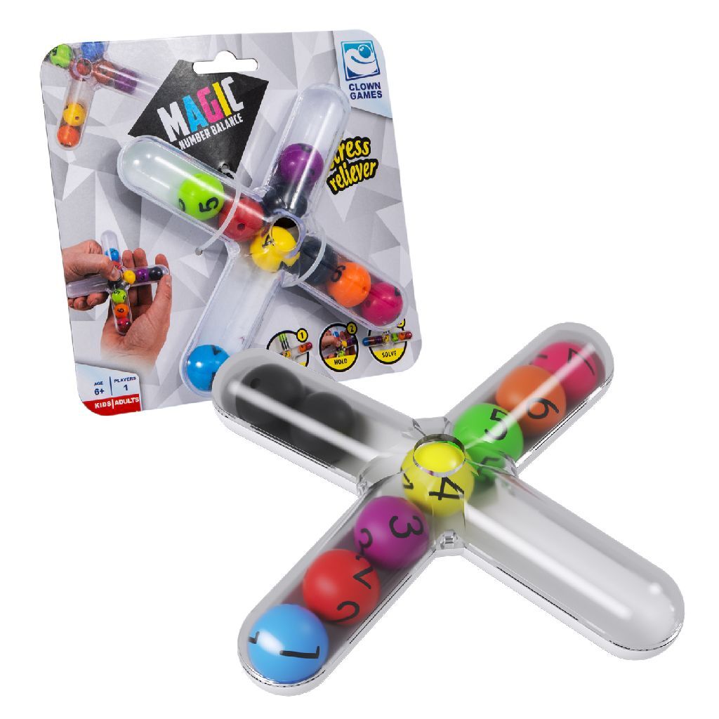 Clown Games Clown magic puzzle number balance game