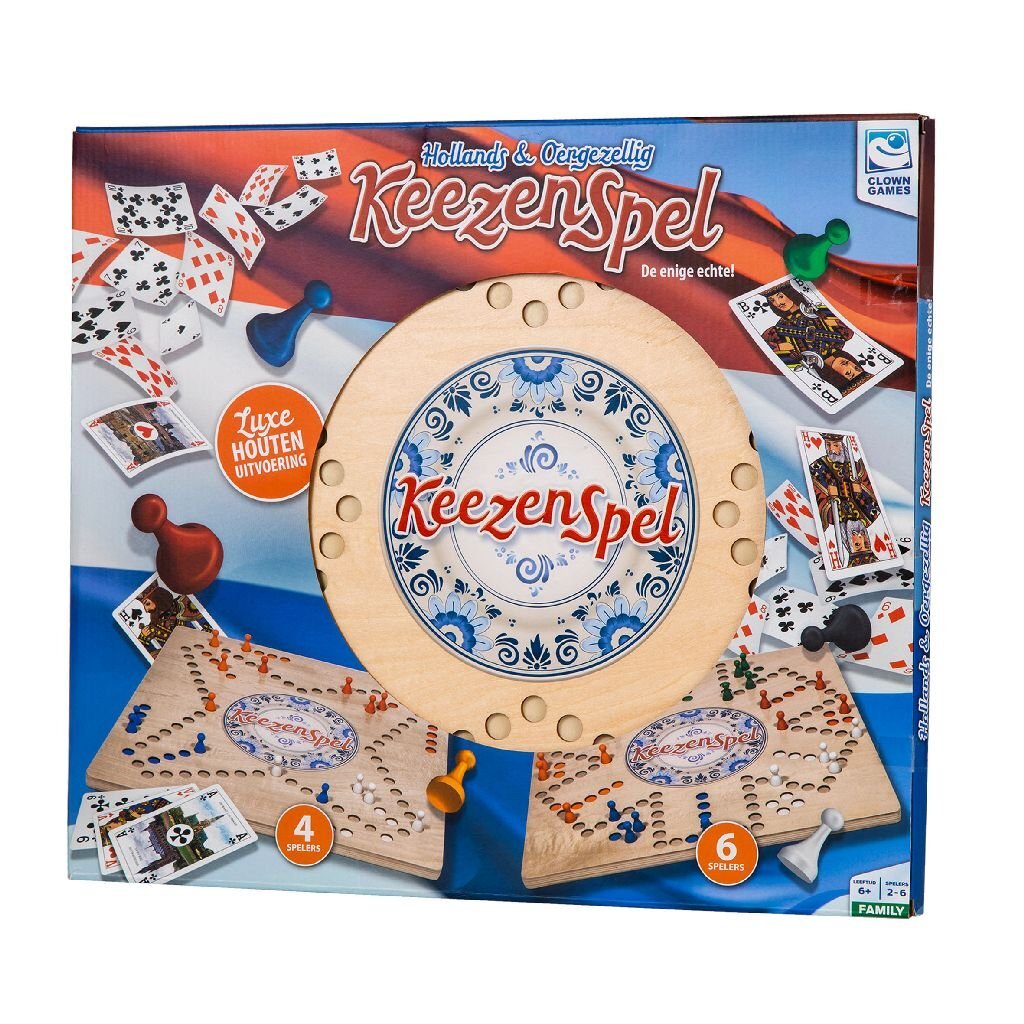 Clown Games houten keezenspel