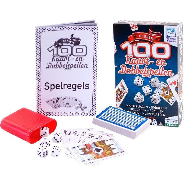Clown Games 100 kaart en dobbel spellen