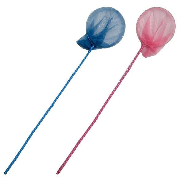 Basic Bamboe schepnet+stip 90cm 2ass