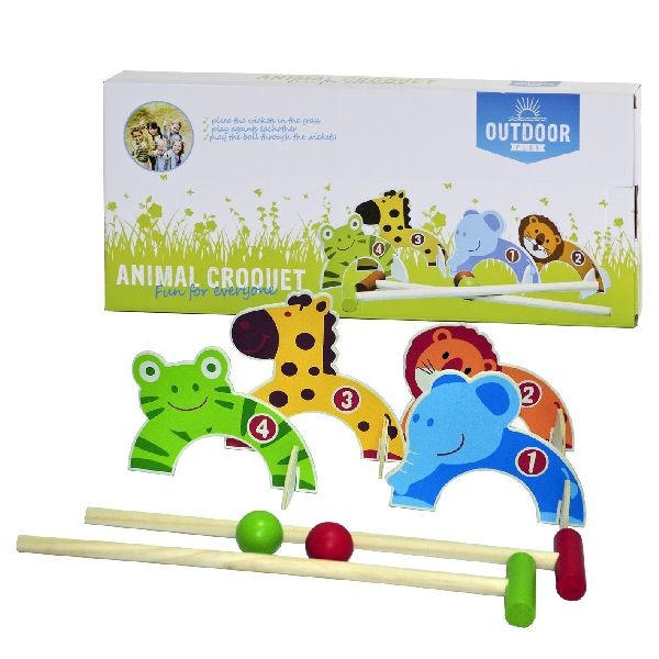 Outdoor Play dieren croquet set