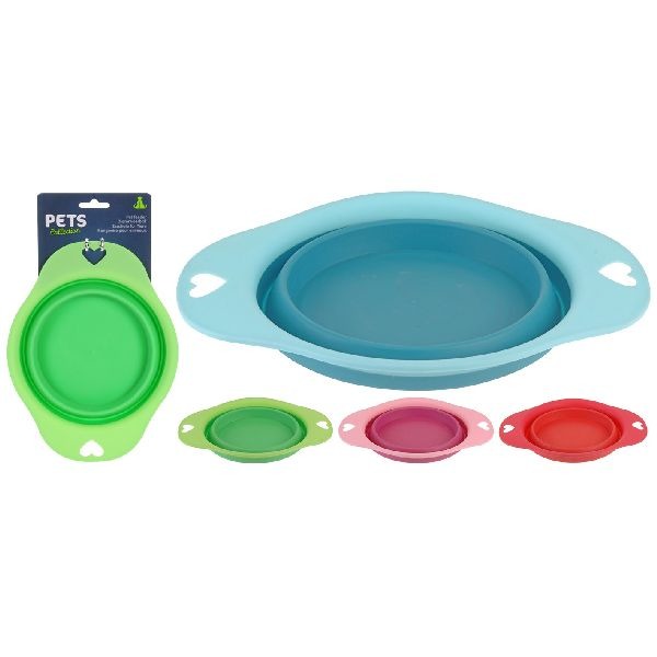 Basic Opvouwbare silicone hondenvoerbak