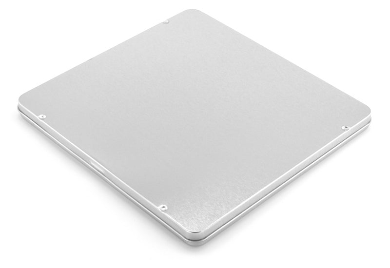 Eberhard Faber potlodenblik - 19 x 20 cm - zilver - voor 24 potloden - ef-511413-24