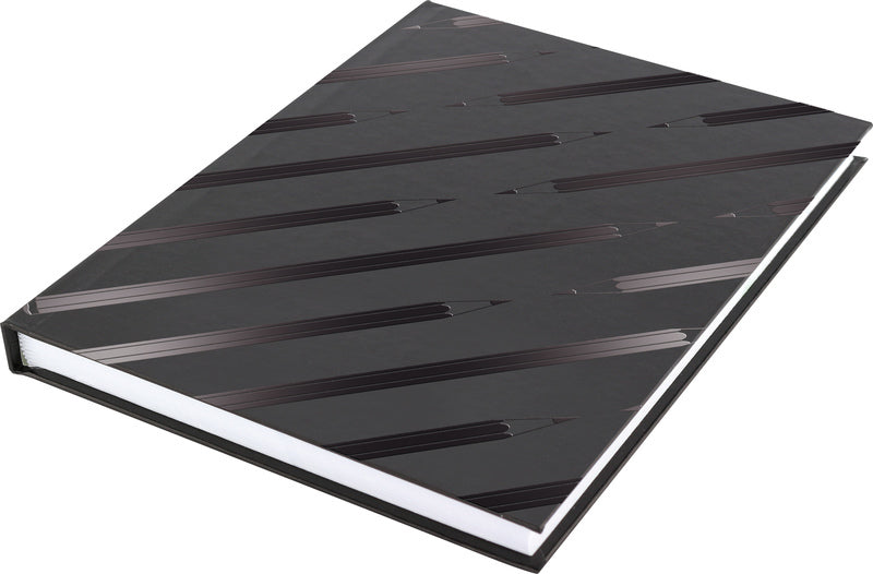 Kangaro k-5585 dummyboek a5 blanco hard cover 80 blad 140grs zwart design