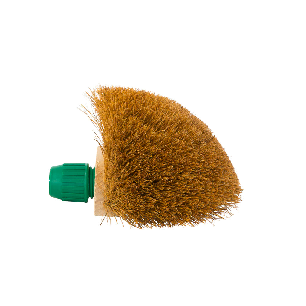 Luva houten ragebol cocos met steelhouder