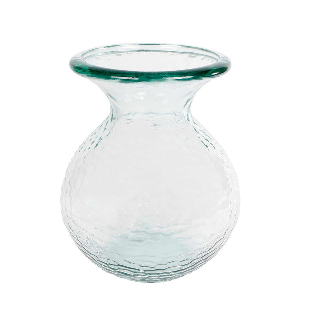 Diversen Vaas paradise s helder glas 15x15x18,5cm