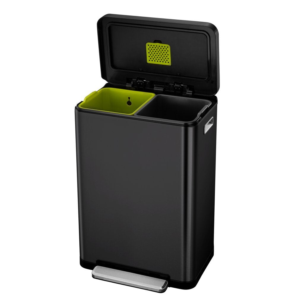 EKO x-cube pedaalemmer 2x20l zwart