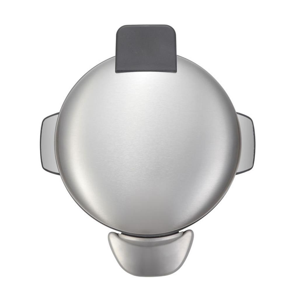 EKO Vepa bins belle deluxe pedaalemmer 3l zwart zilver