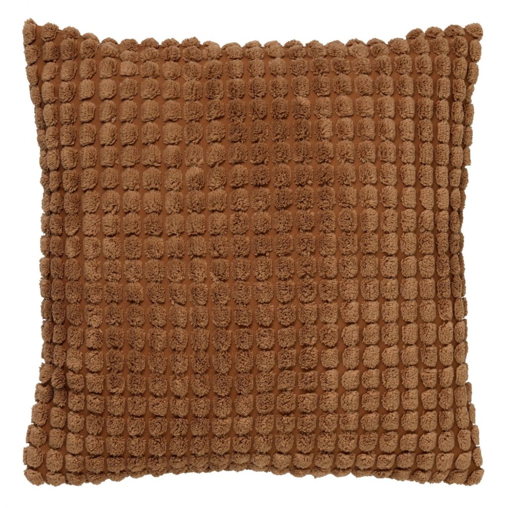 Dutch Decor kussen rome 45x45 cm tobacco brown