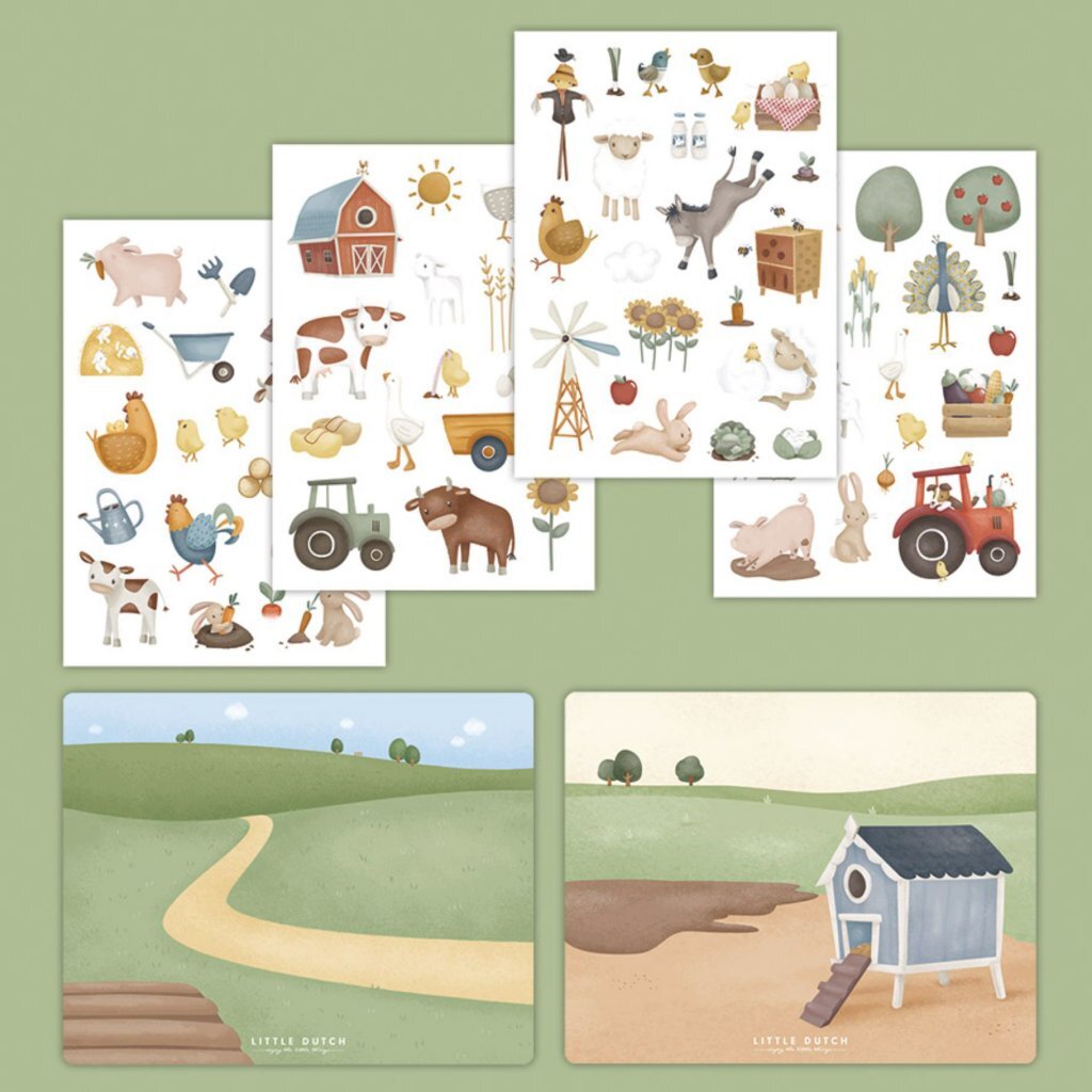 Little Dutch Little farm raamstickers