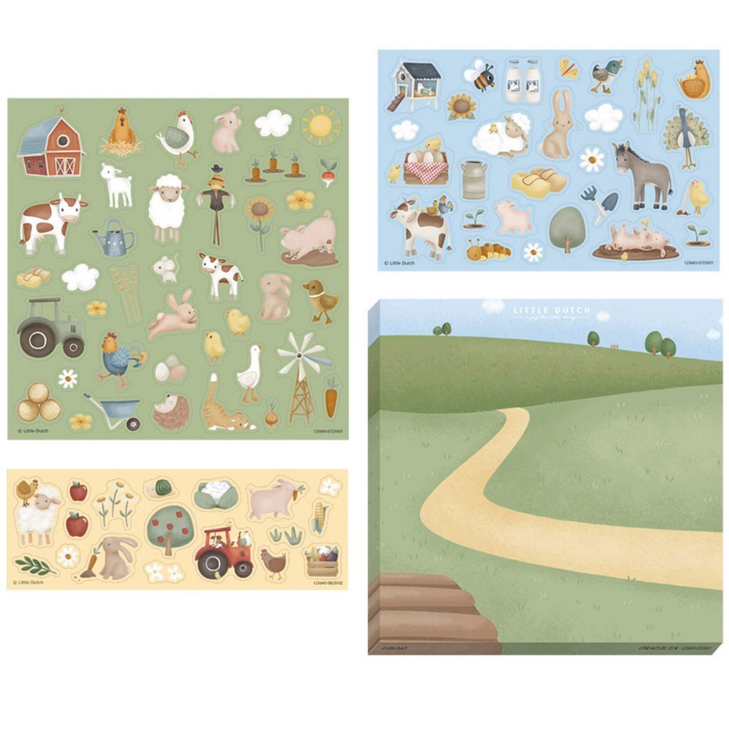 Little Dutch Little farm stickerset