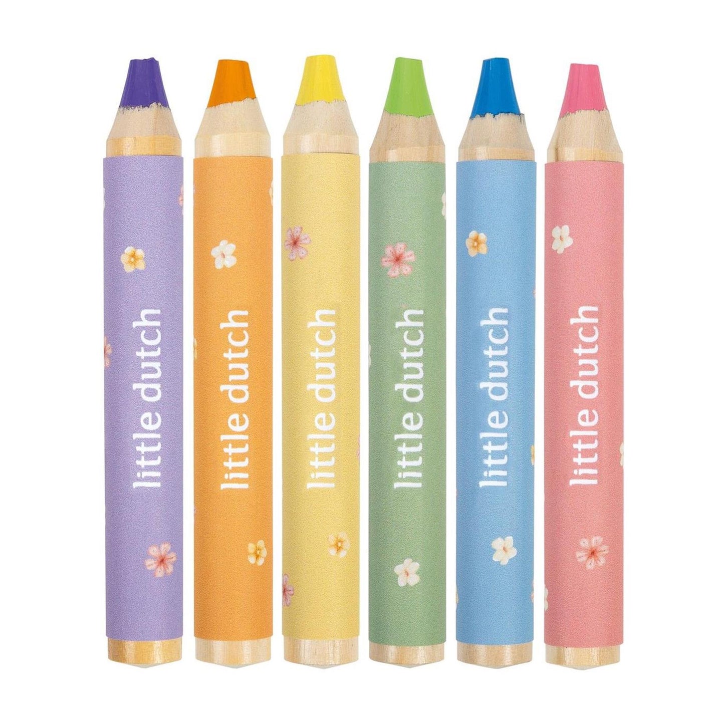 Little Dutch rosa potloden 6 stuks