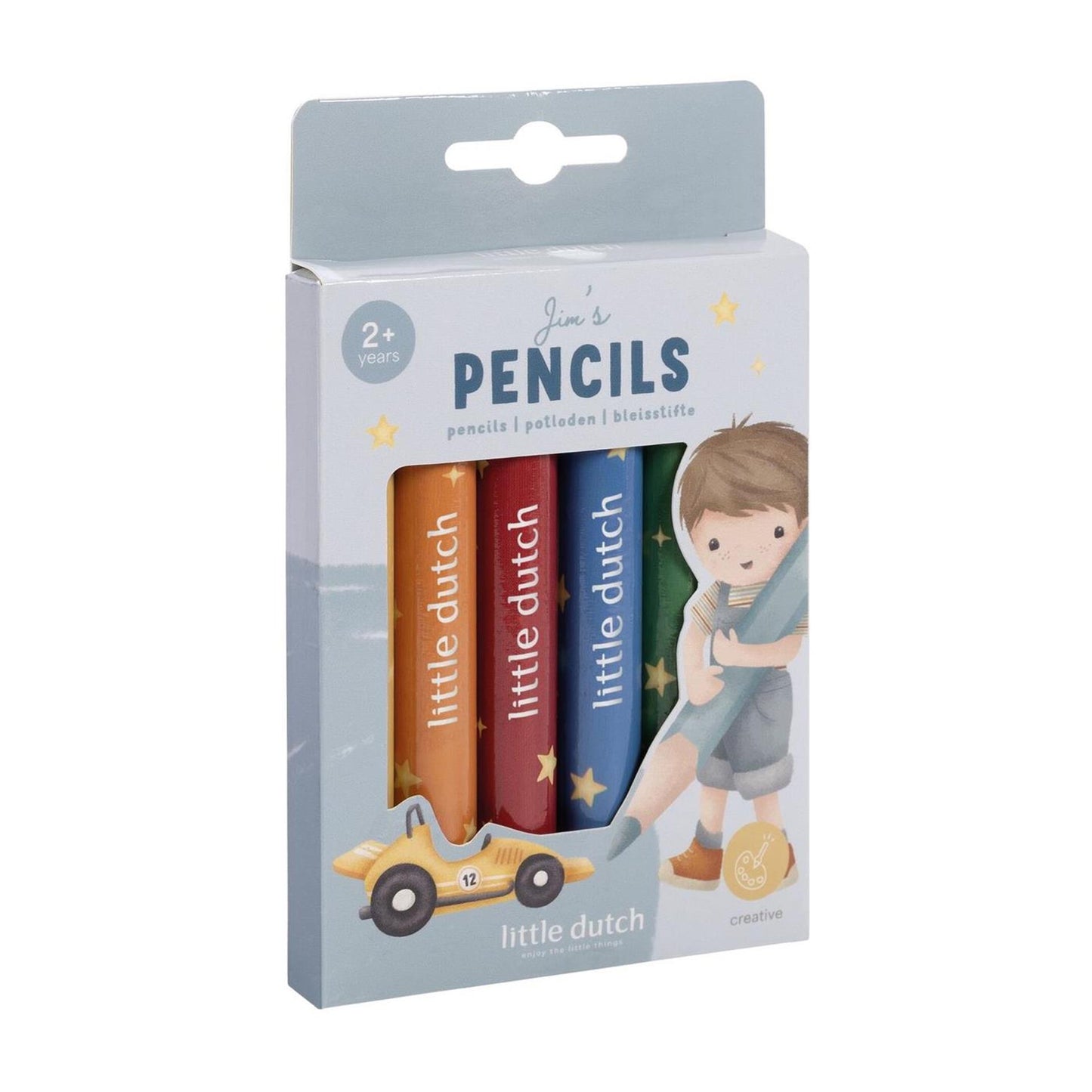Little Dutch jim potloden 6 stuks