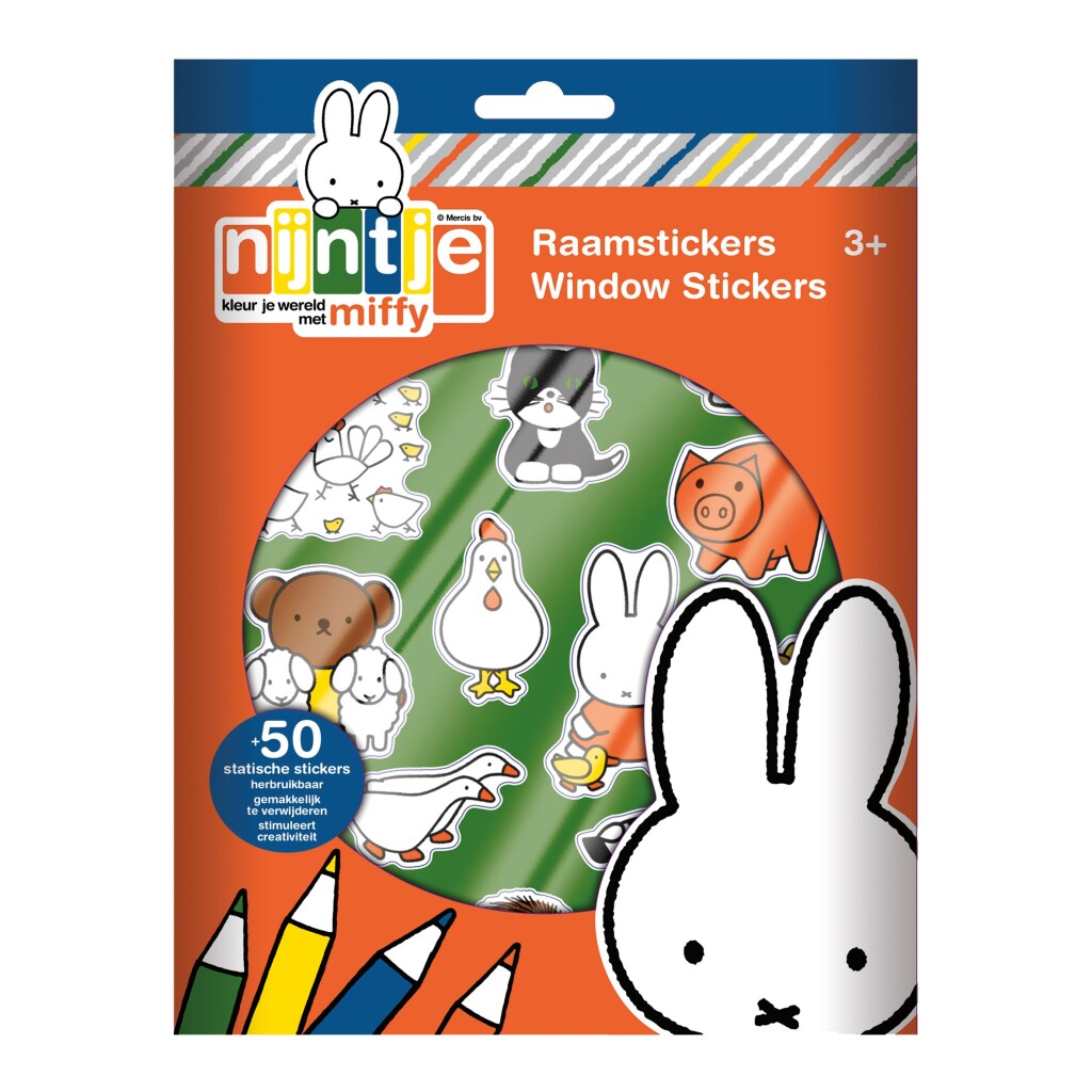 Totum Nijntje raamstickers