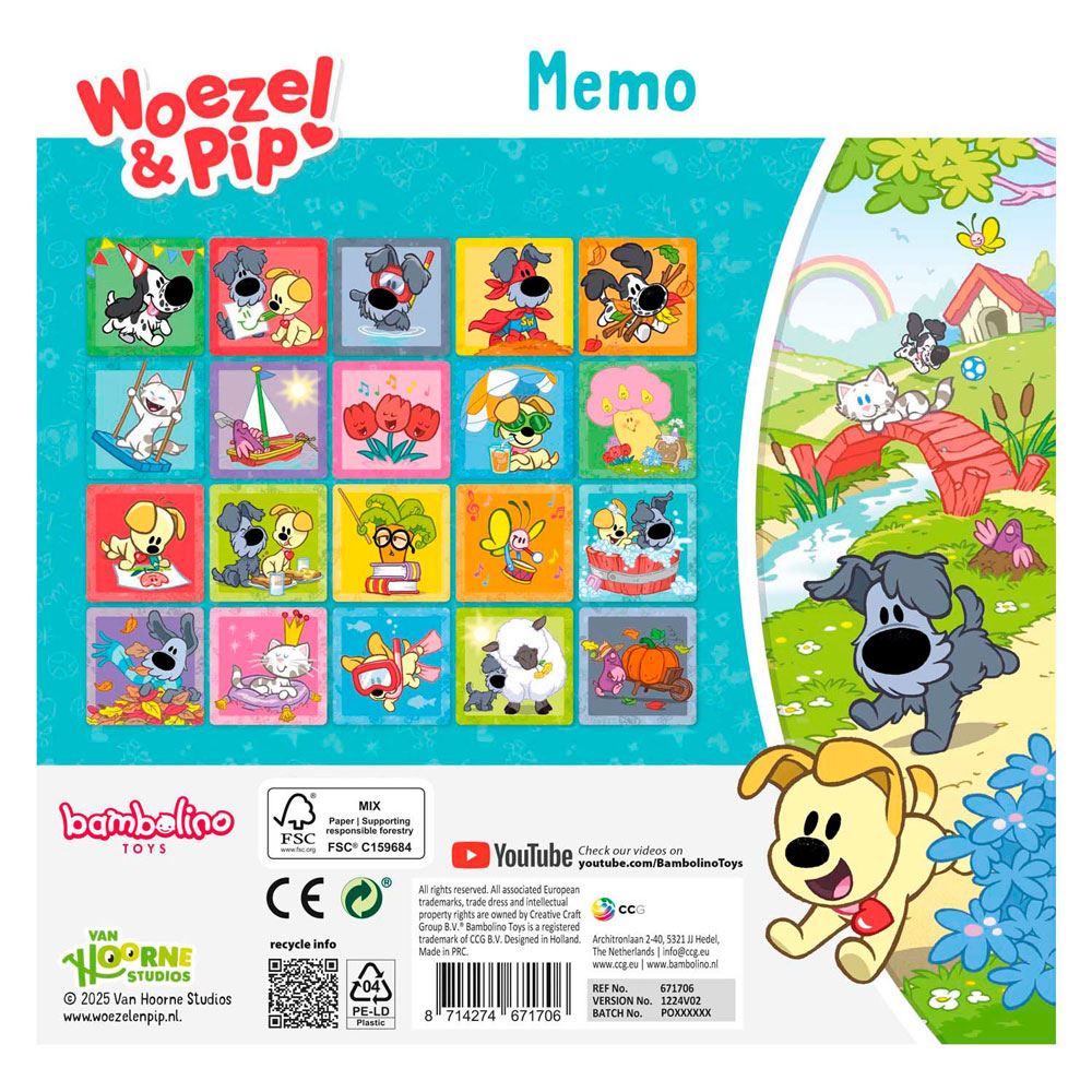 Bambolino Toys Woezel pip memo. 3+