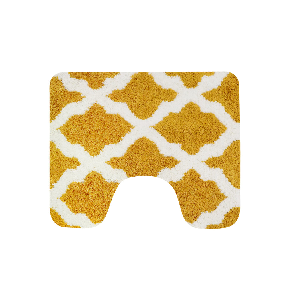 Dutch House toulon toiletmat 60x50 cm oker wit