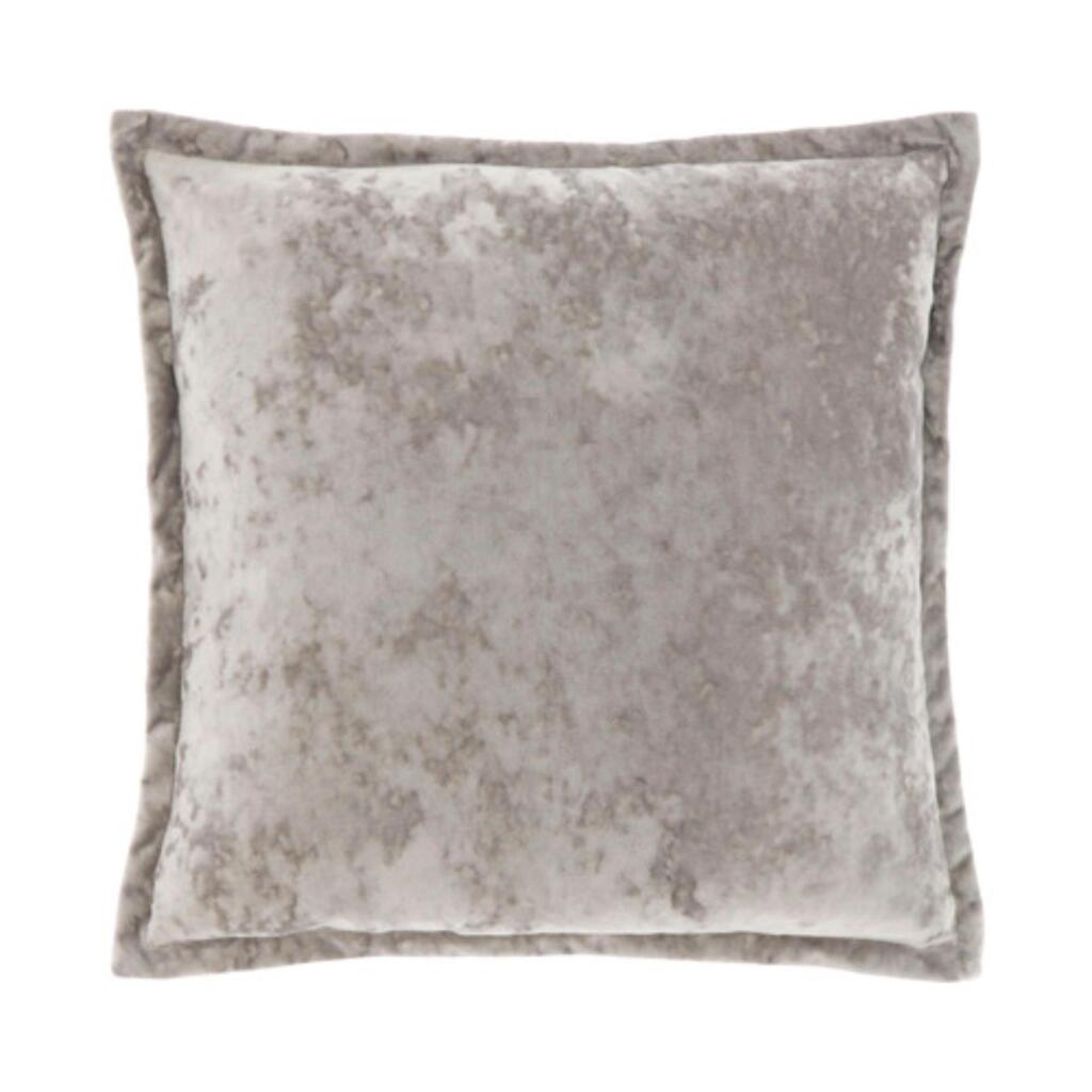 Overige Merken Unique living kussen tatum 45x45 cm chateau grijs katoen