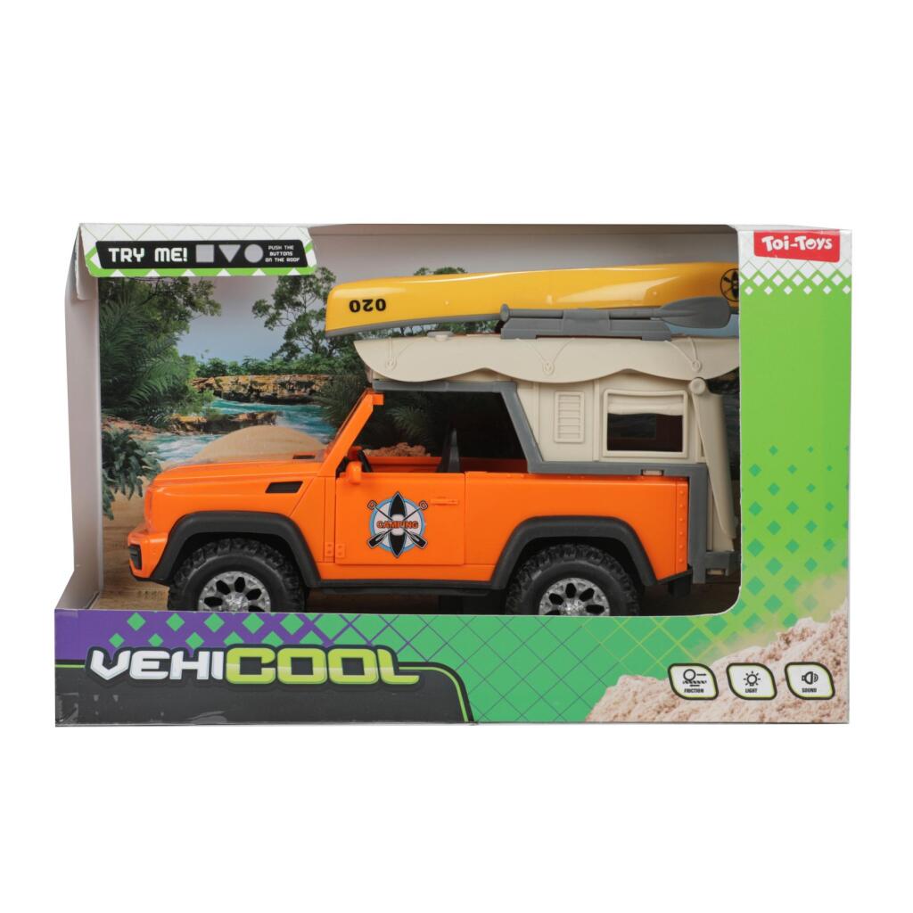 Toi-Toys vehicool auto + kano + frictie + licht en geluid