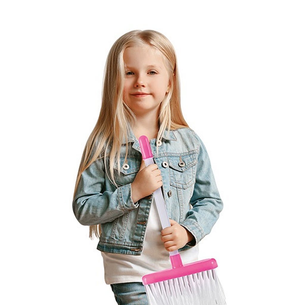 Toi-Toys house cleaning speelset 3-delig roze wit