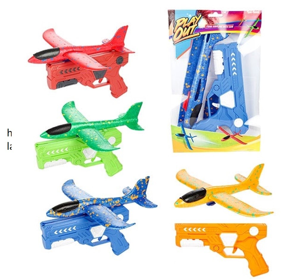 Toi-Toys foam vliegtuig 23 cm