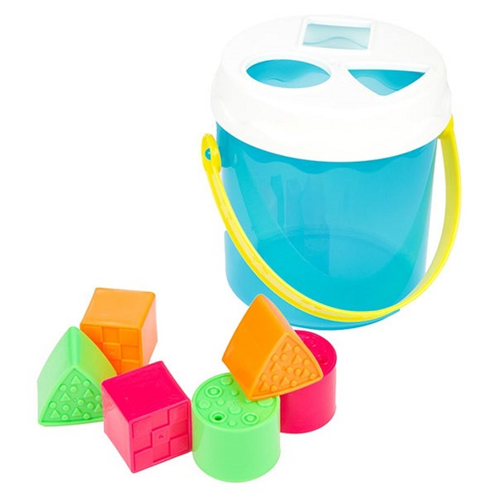 Toi-Toys Little stars baby vormenstoof emmer met 6 blokken