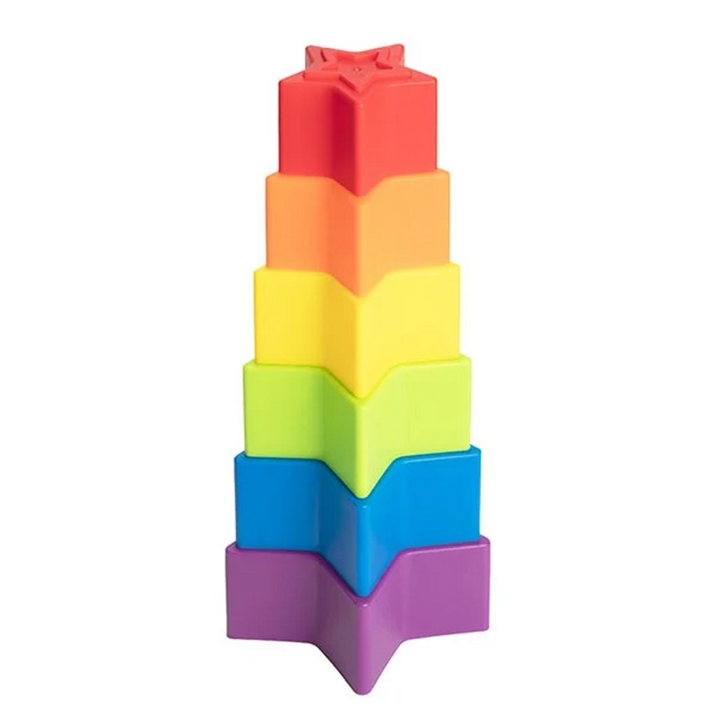 Toi-Toys Little stars stapeltoren ster 6-delig