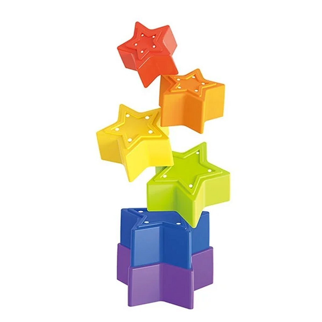 Toi-Toys Little stars stapeltoren ster 6-delig