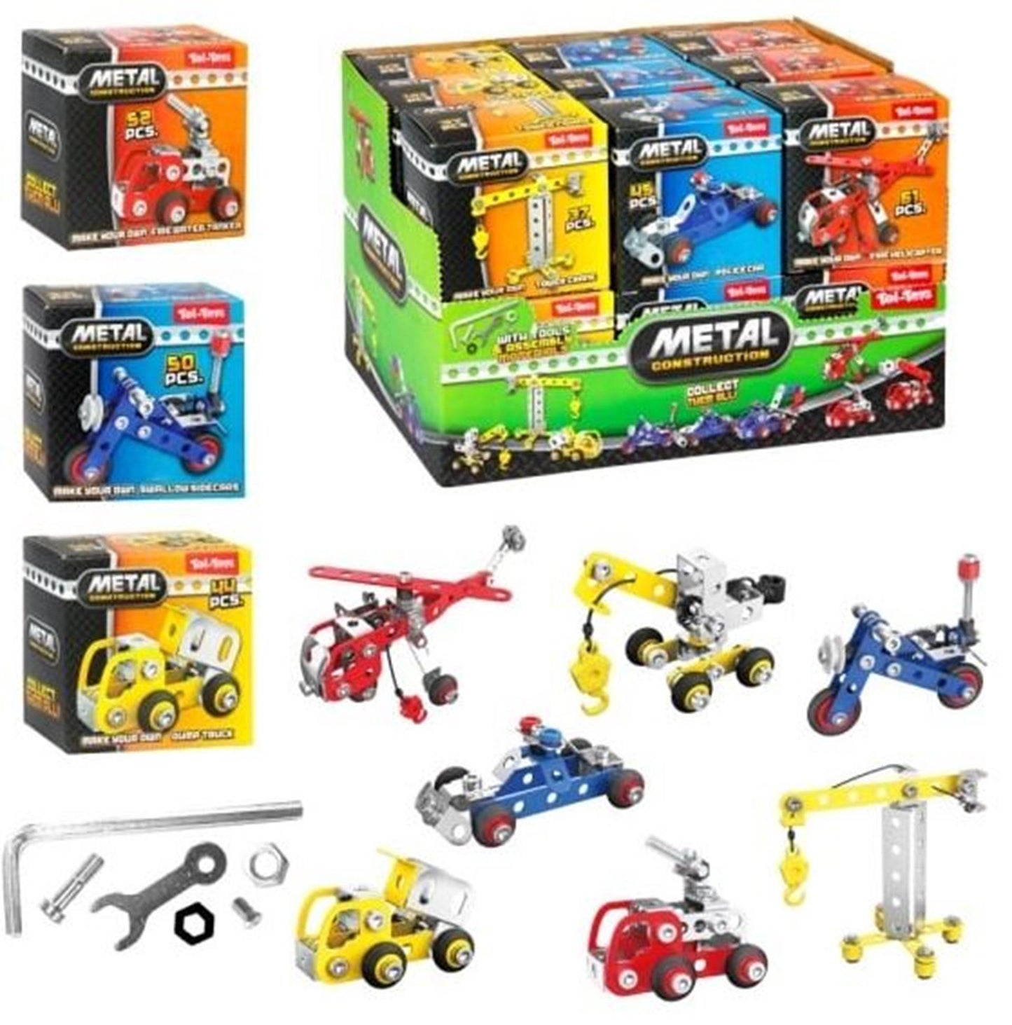 Toi-Toys 3d constructie voertuig metaal