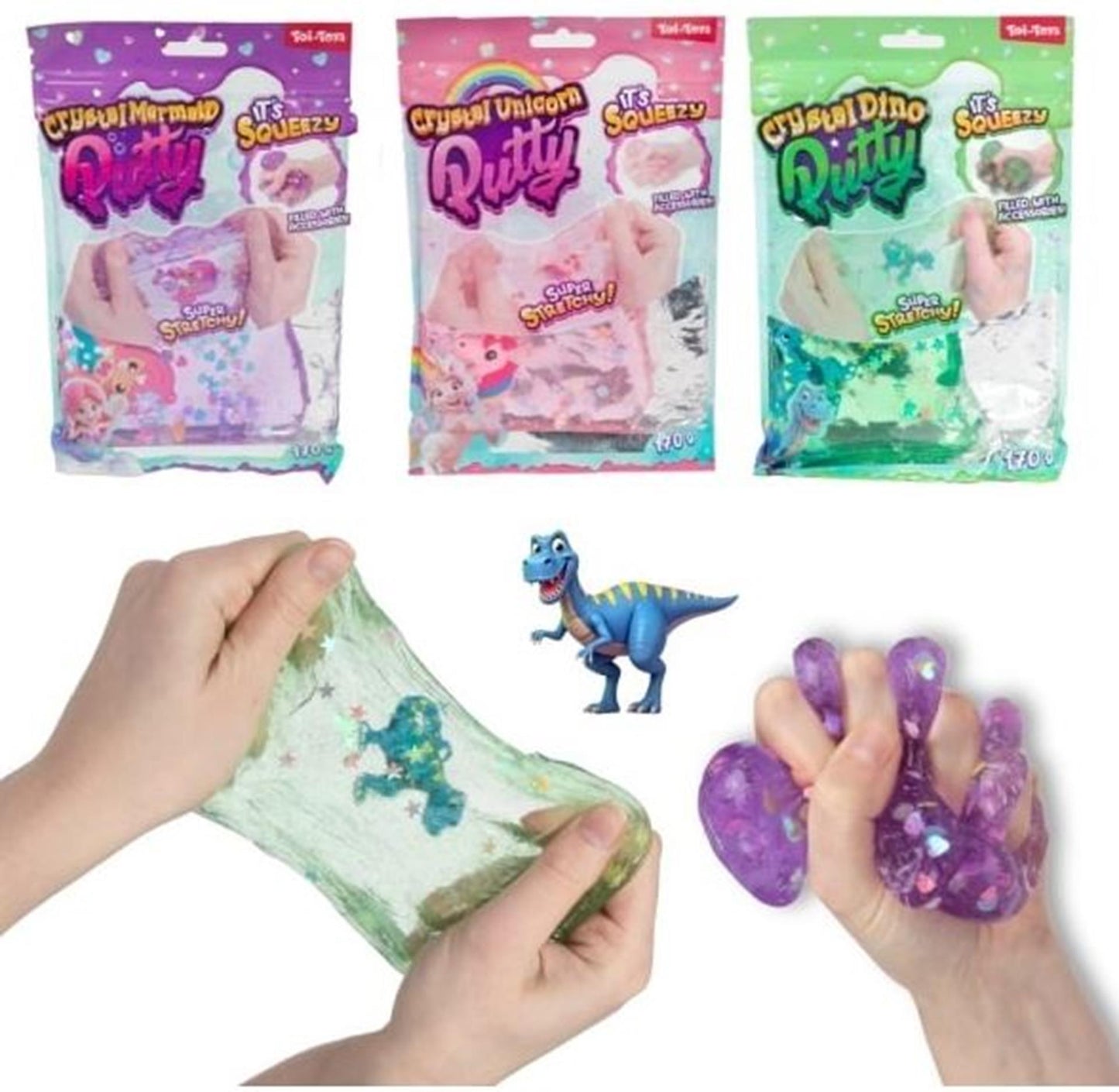Toi-Toys kristalslijm 3 assorti