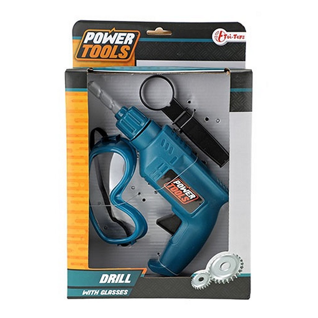 Toi-Toys Power tools boor met veiligheidsbril
