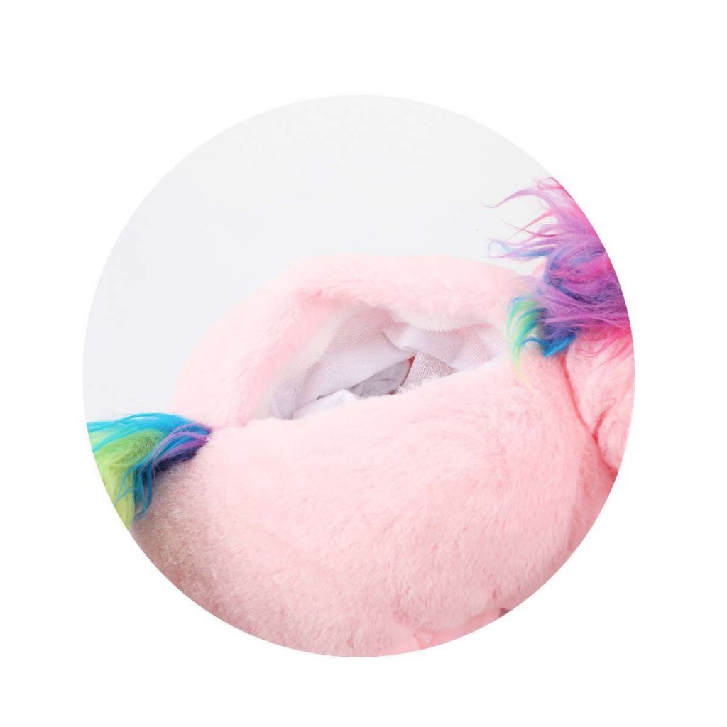 Toi-Toys eenhoorn knuffel rugzak 30 cm